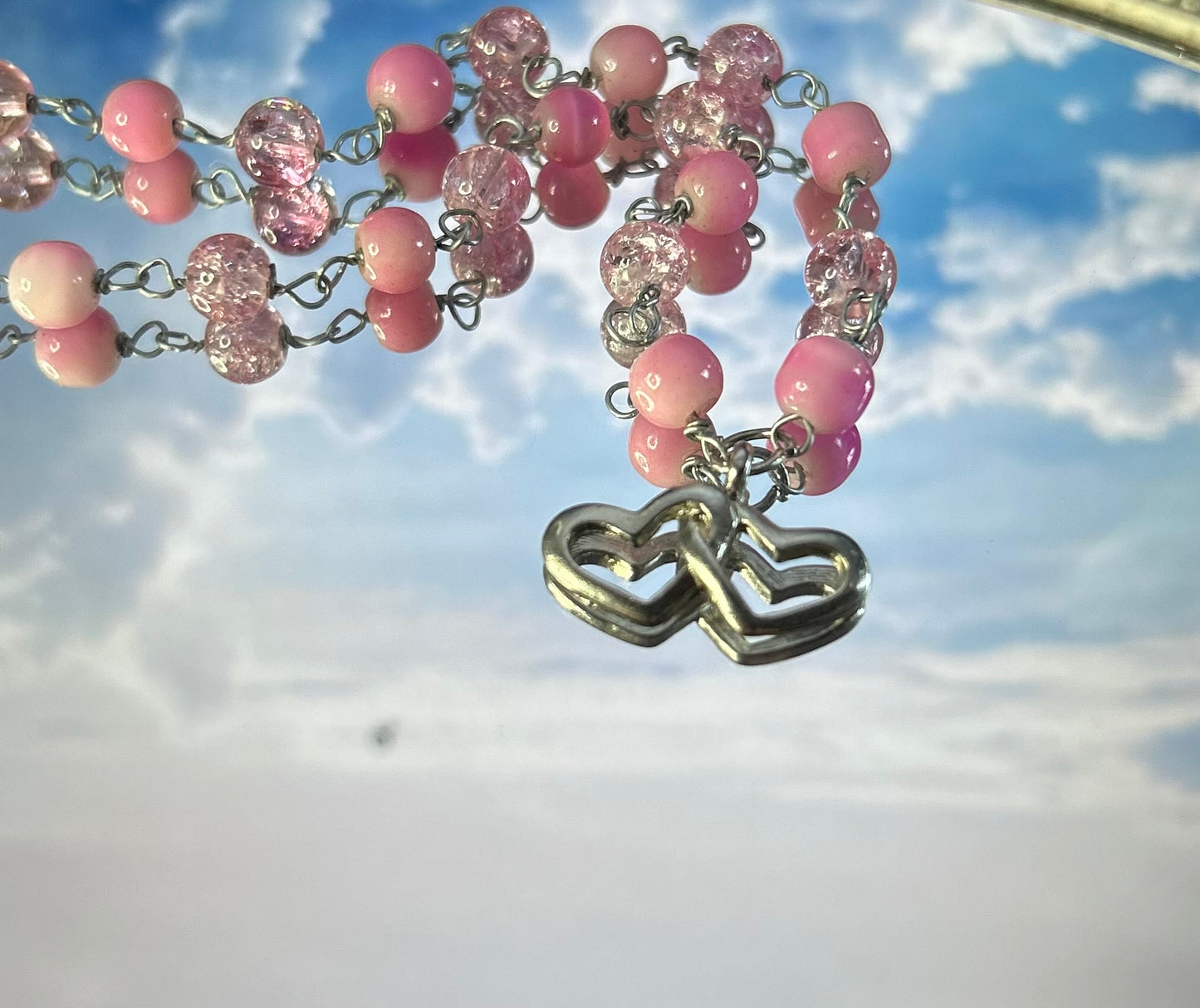 Pink Heart Necklace
