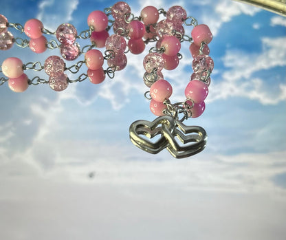 Pink Heart Necklace