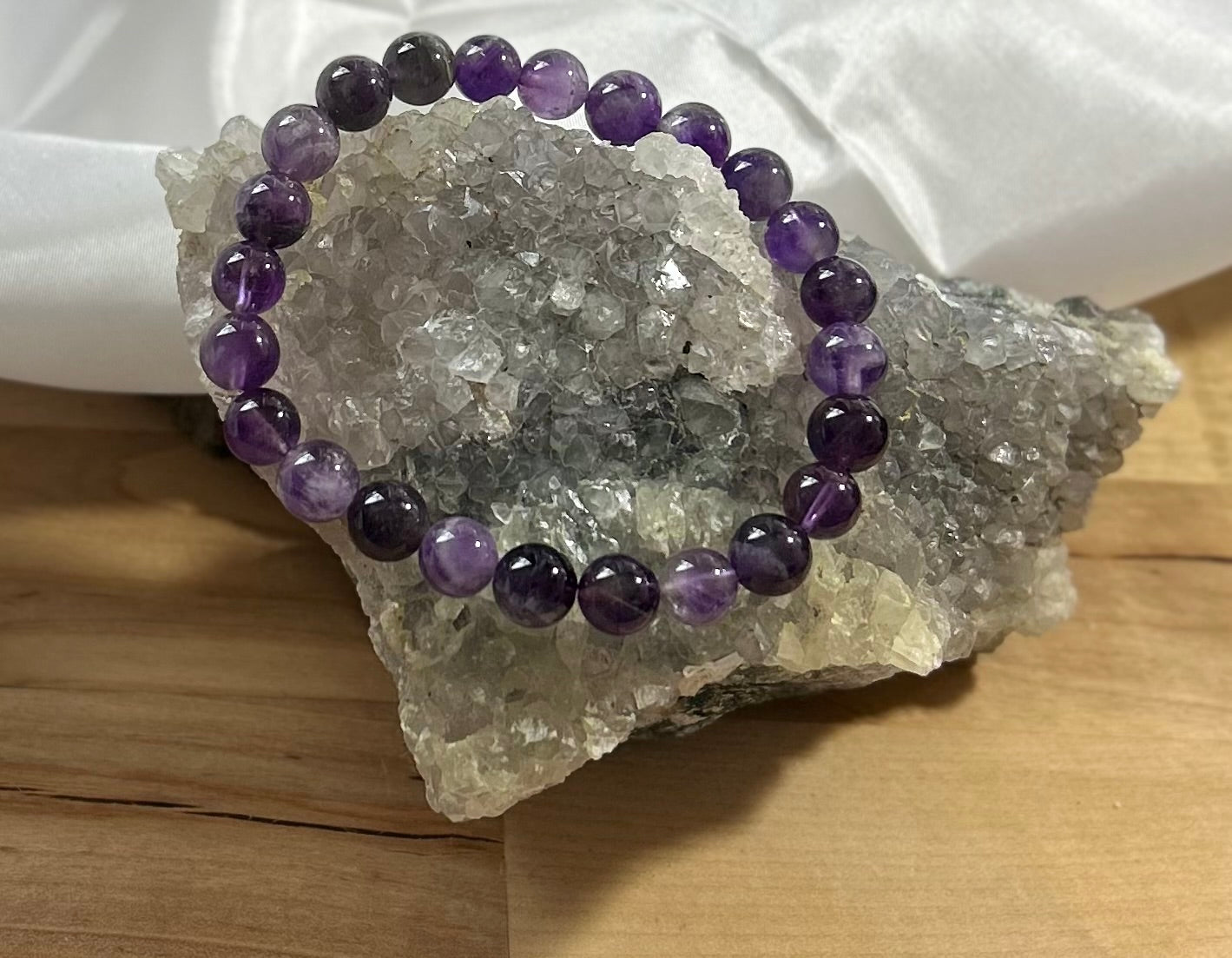 Amethyst Bracelet - 8mm