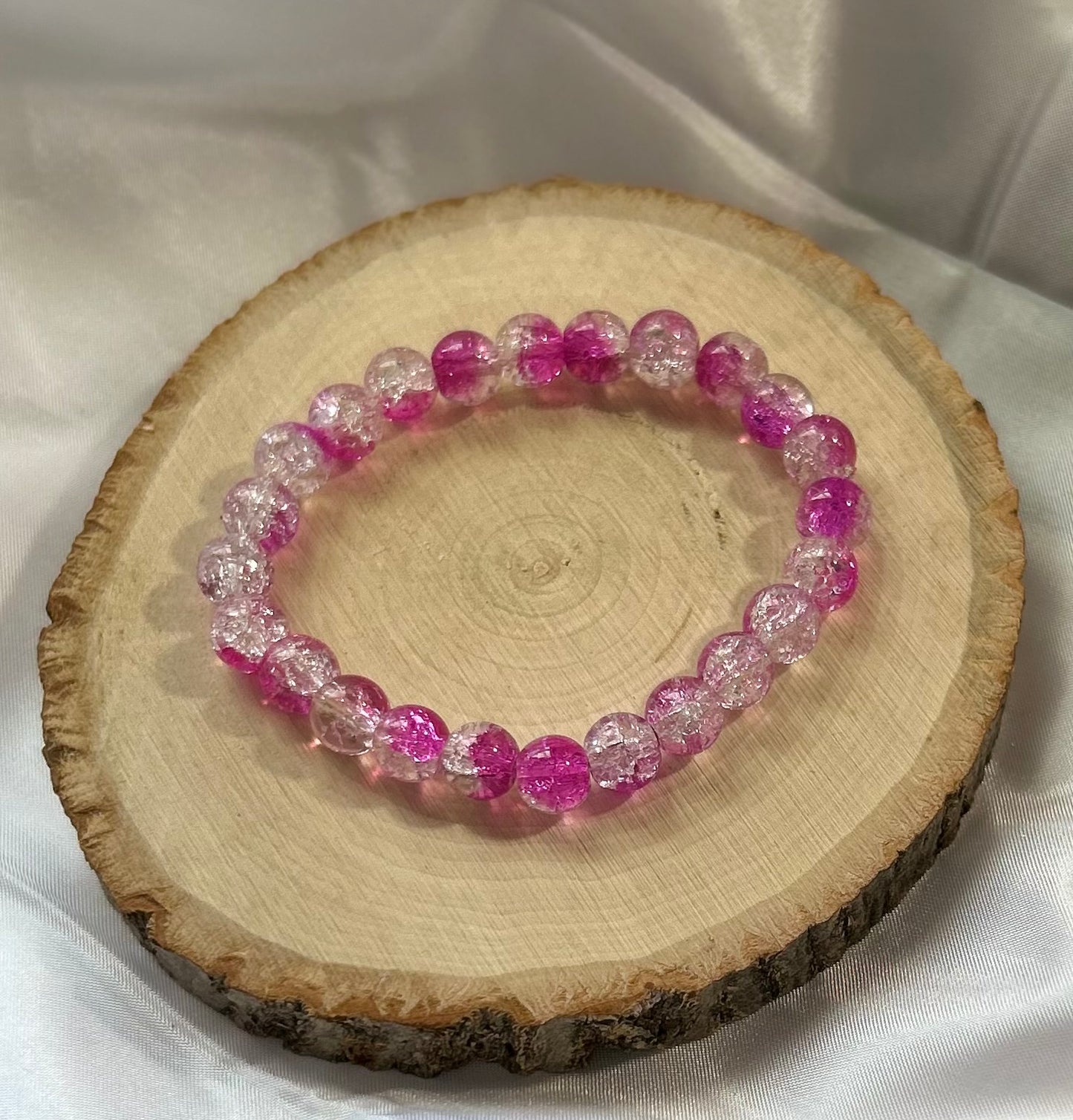 Crackled Bead Bracelet