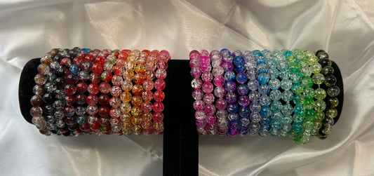 Crackled Bead Bracelet