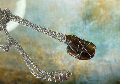 Wire Wrapped Tigers Eye