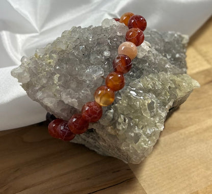 Carnelian Bracelet - 8mm