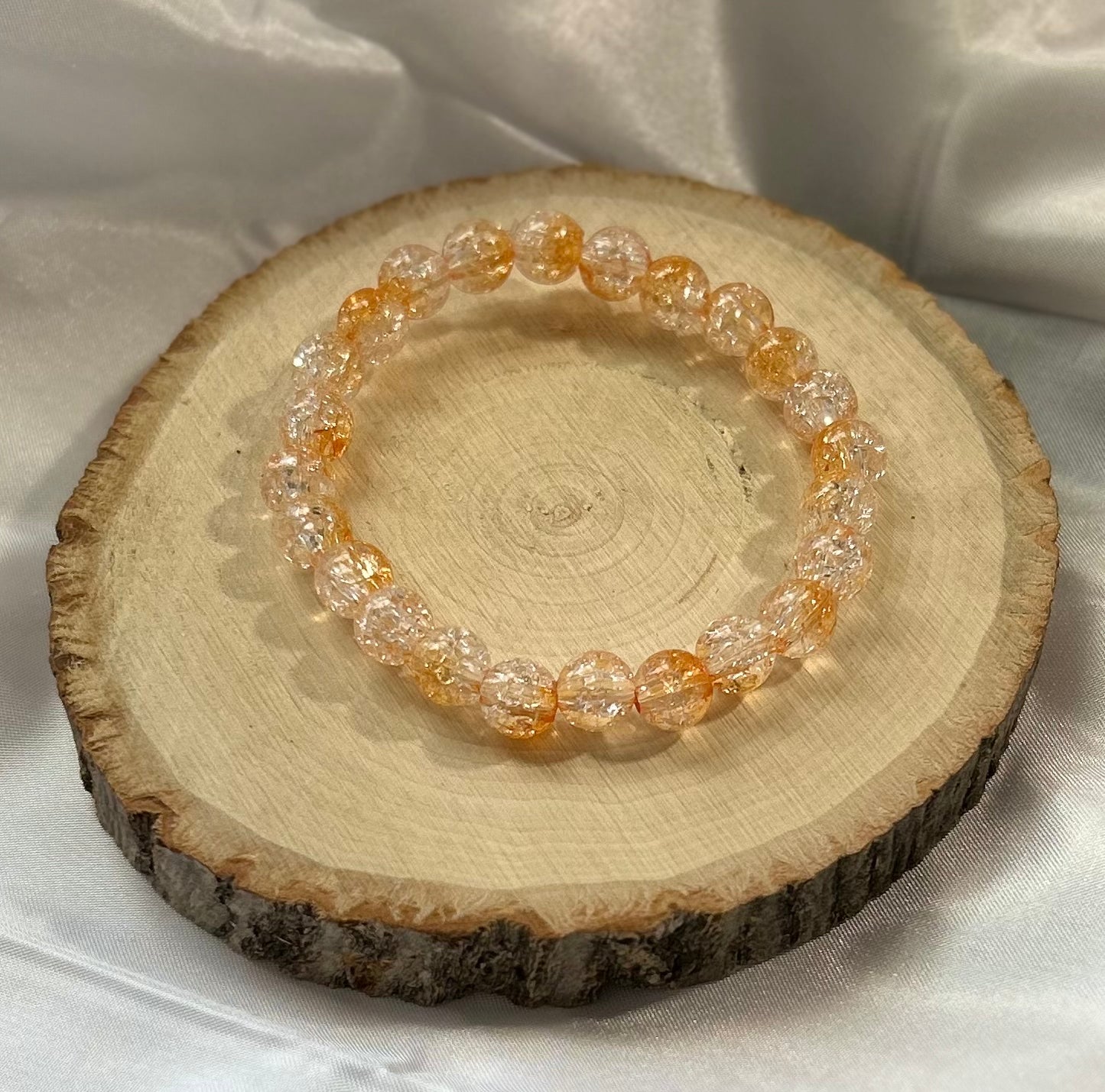 Crackled Bead Bracelet
