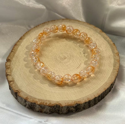 Crackled Bead Bracelet