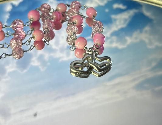 Pink Heart Necklace