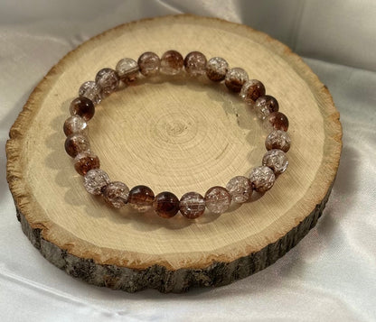 Crackled Bead Bracelet