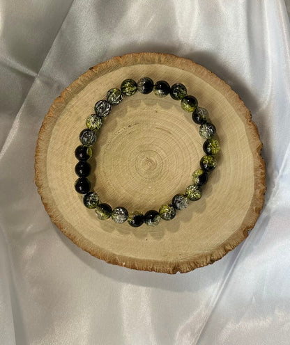 Crackled Bead Bracelet