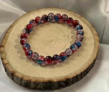 Crackled Bead Bracelet
