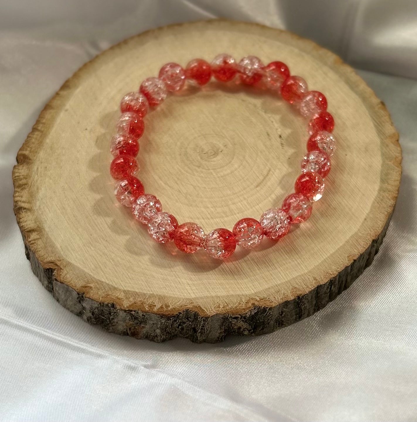 Crackled Bead Bracelet