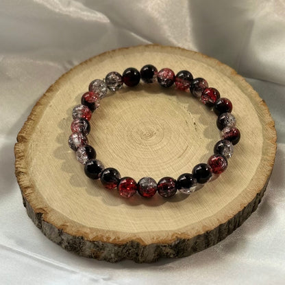 Crackled Bead Bracelet