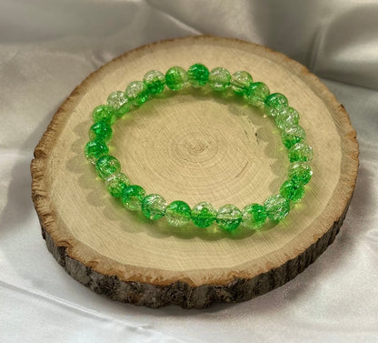 Crackled Bead Bracelet