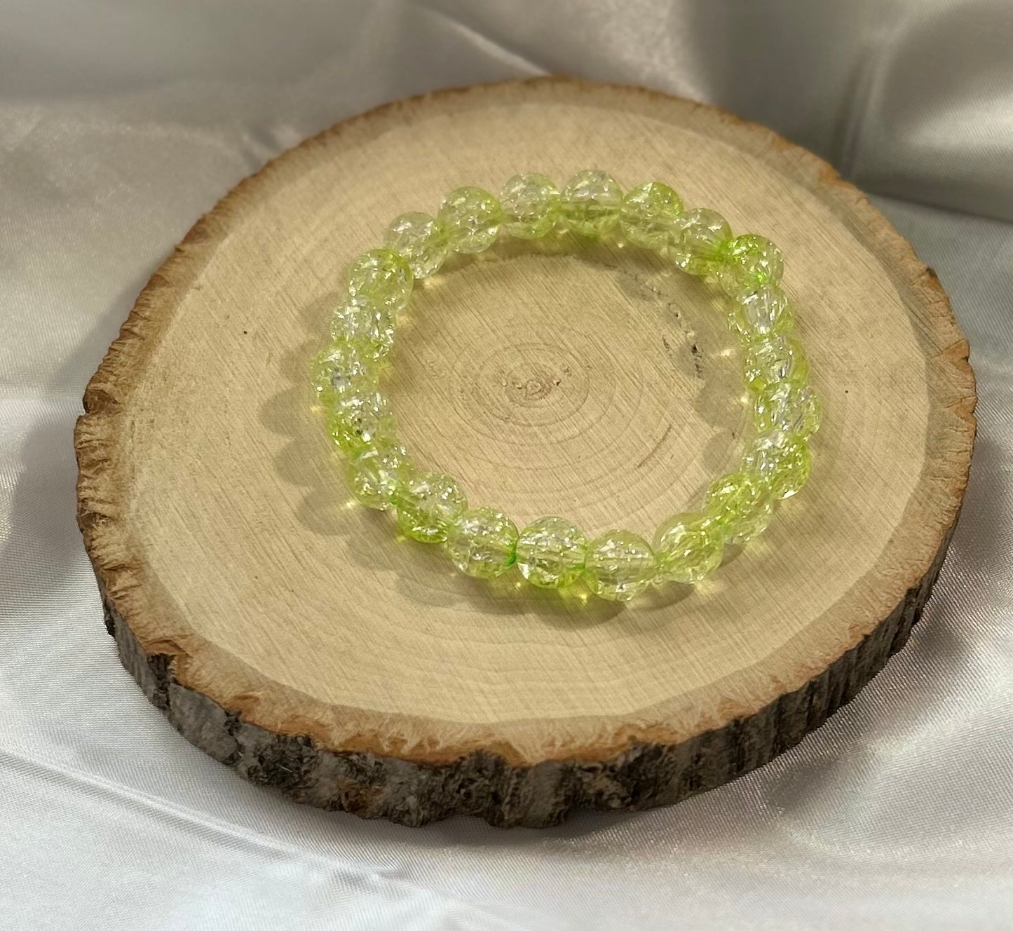 Crackled Bead Bracelet