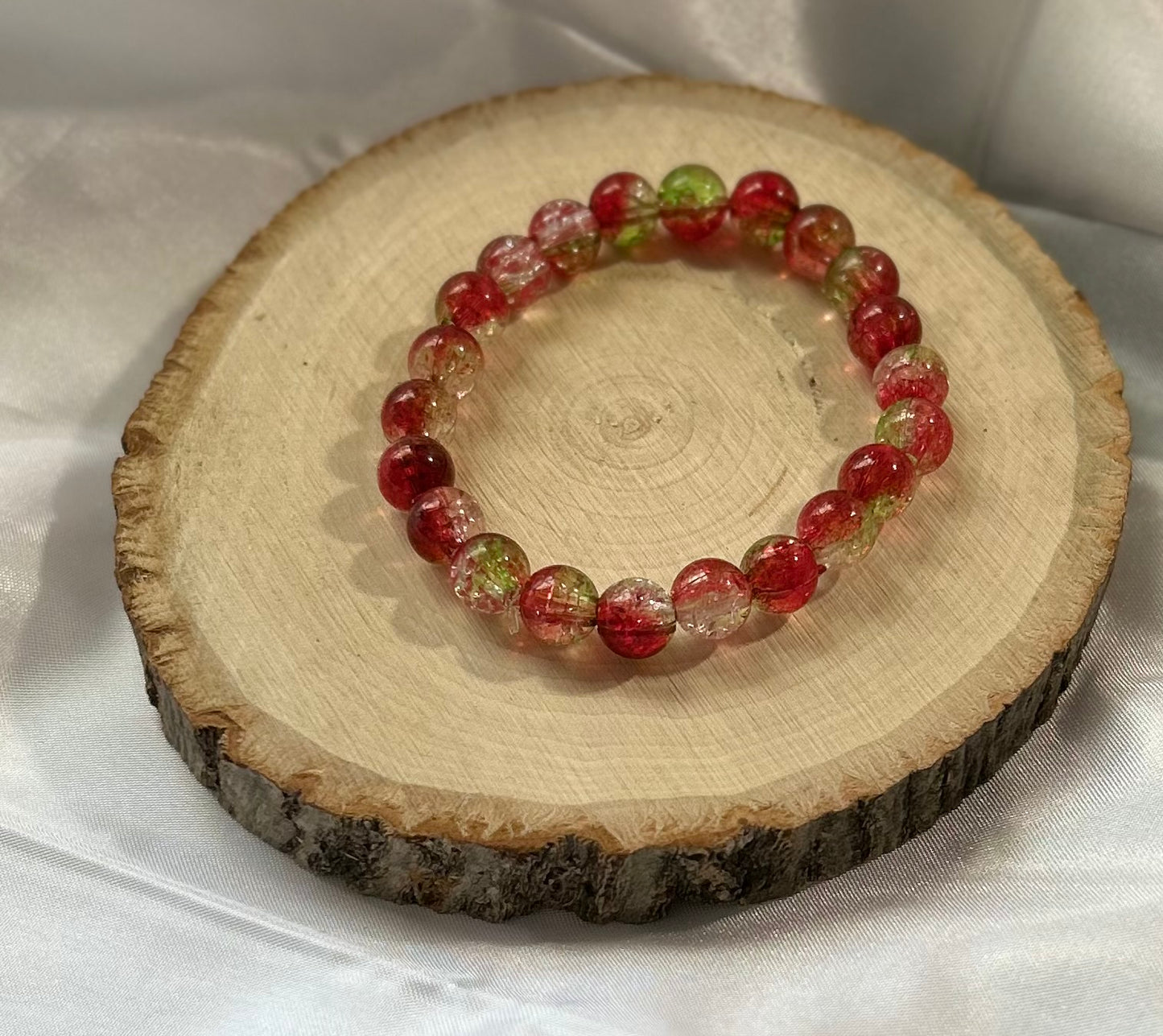 Crackled Bead Bracelet