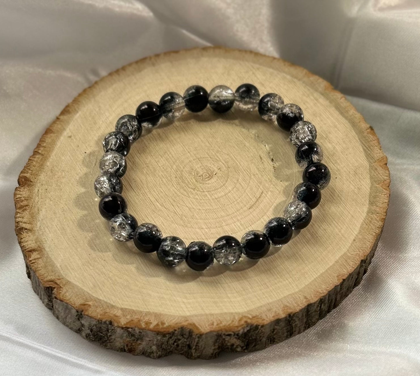 Crackled Bead Bracelet