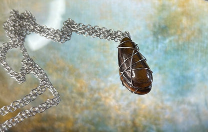 Wire Wrapped Tigers Eye