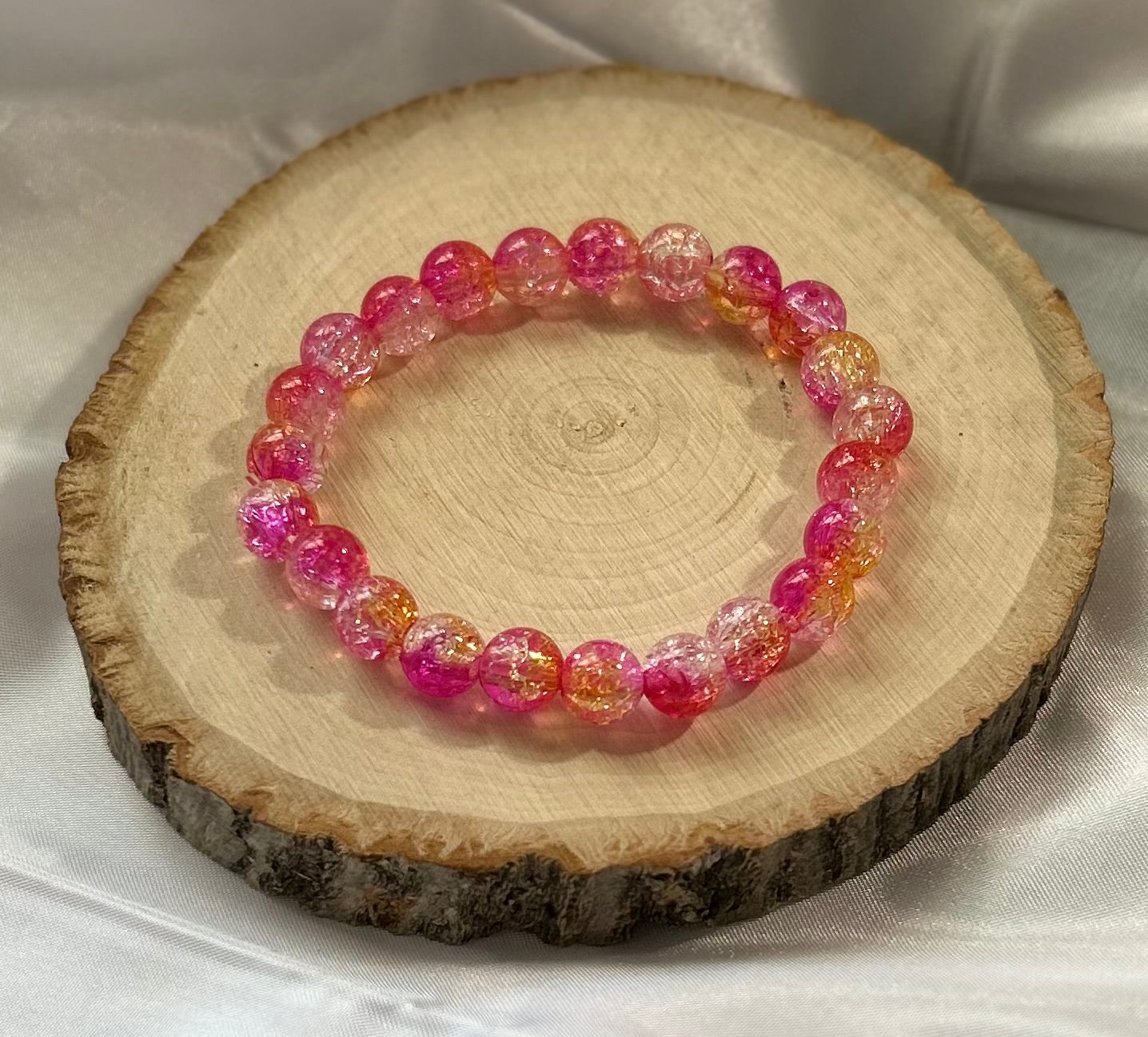 Crackled Bead Bracelet