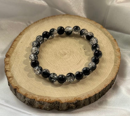 Crackled Bead Bracelet