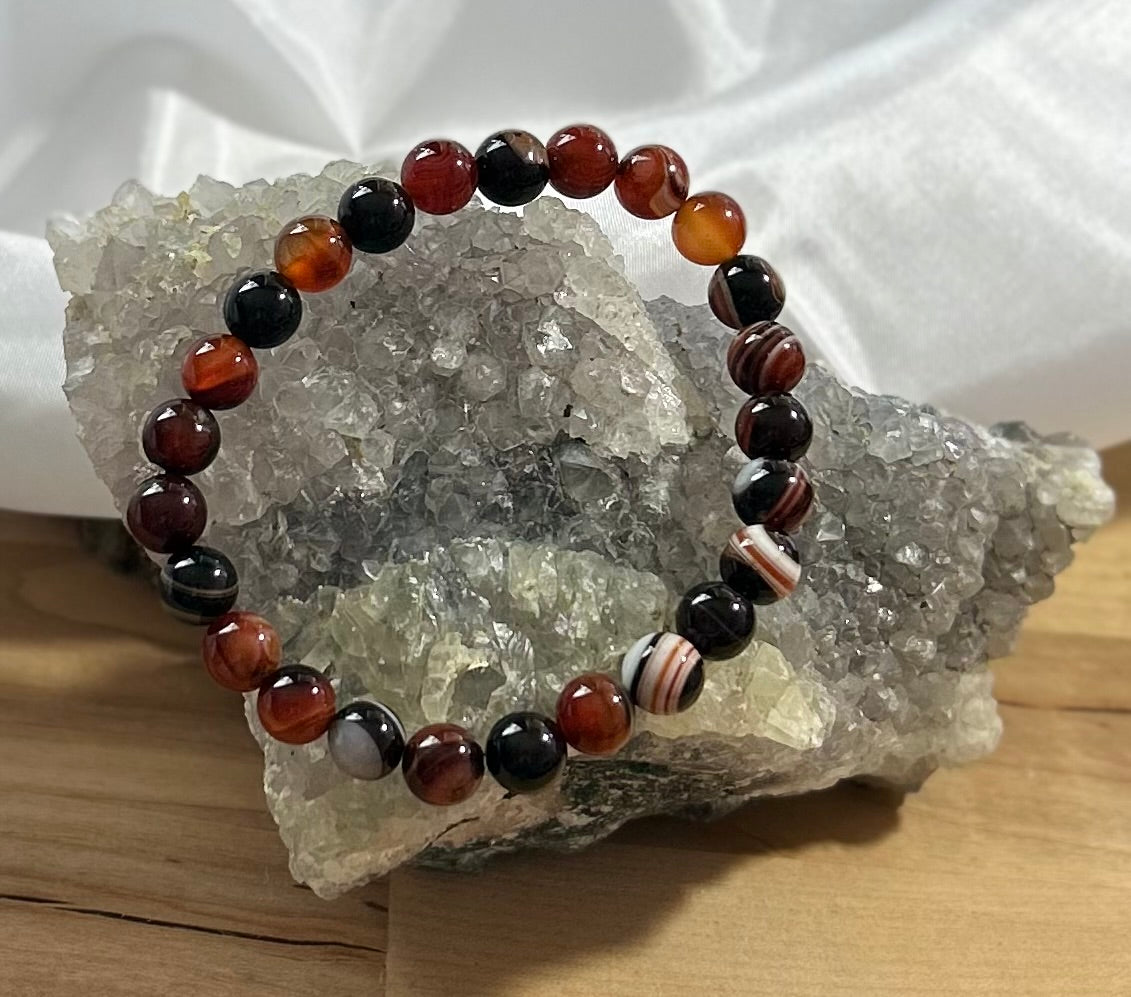 Sardonyx Bracelet - 8mm