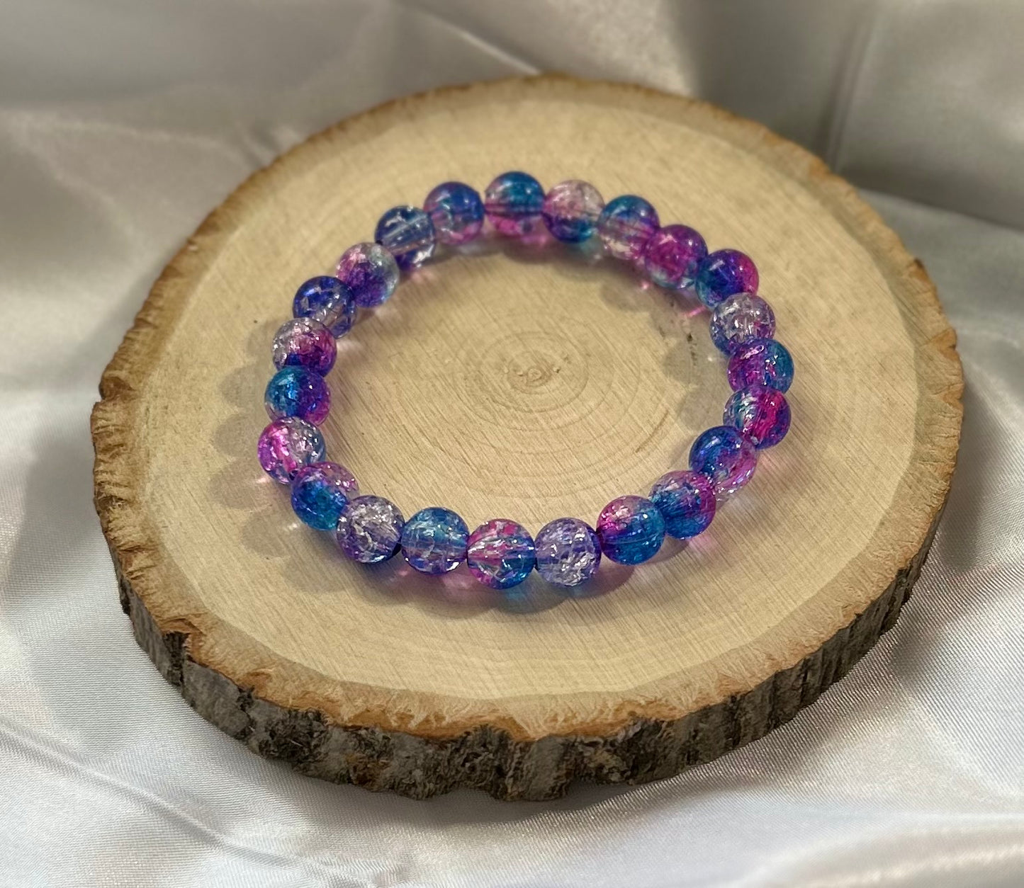 Crackled Bead Bracelet