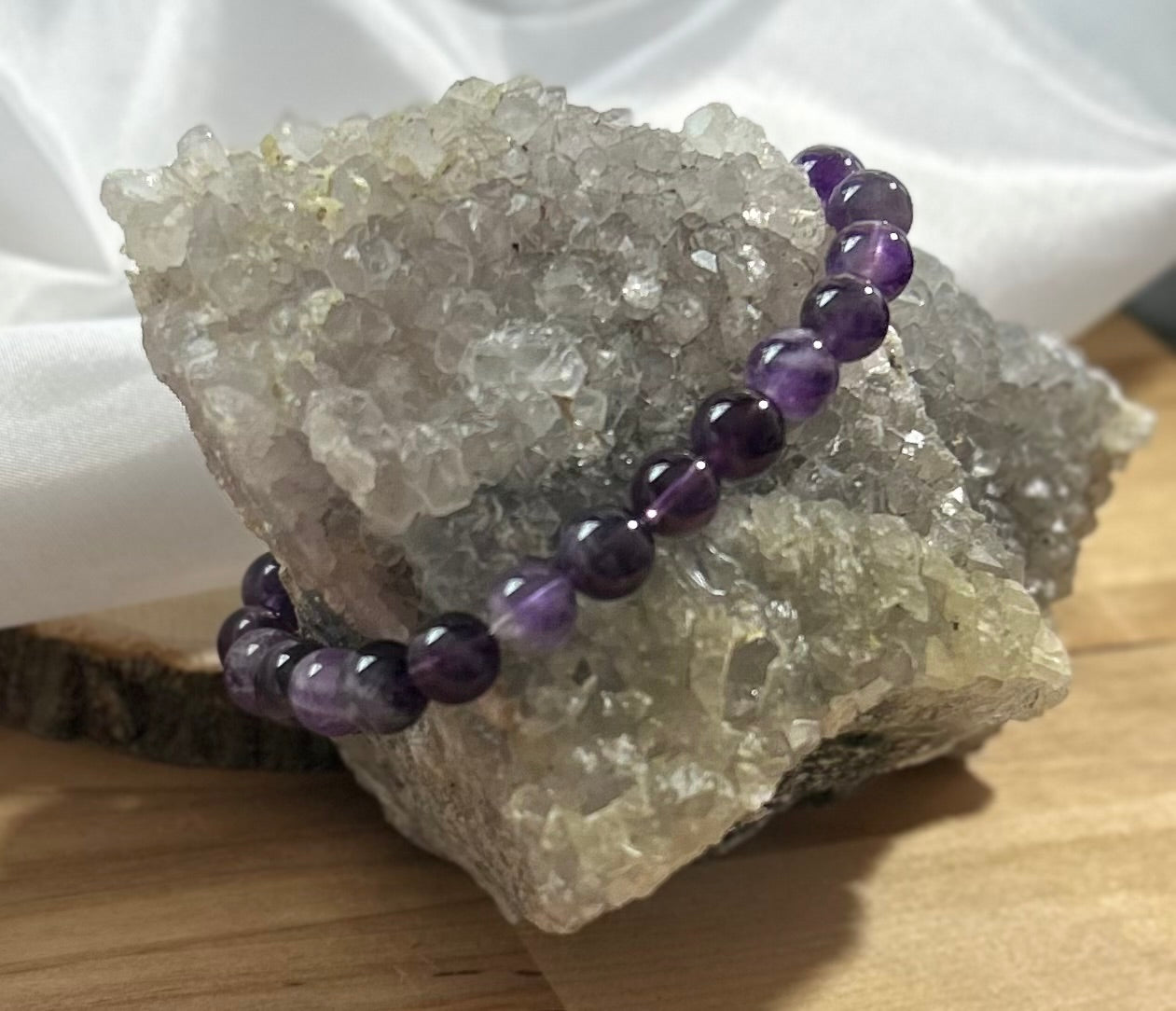 Amethyst Bracelet - 8mm