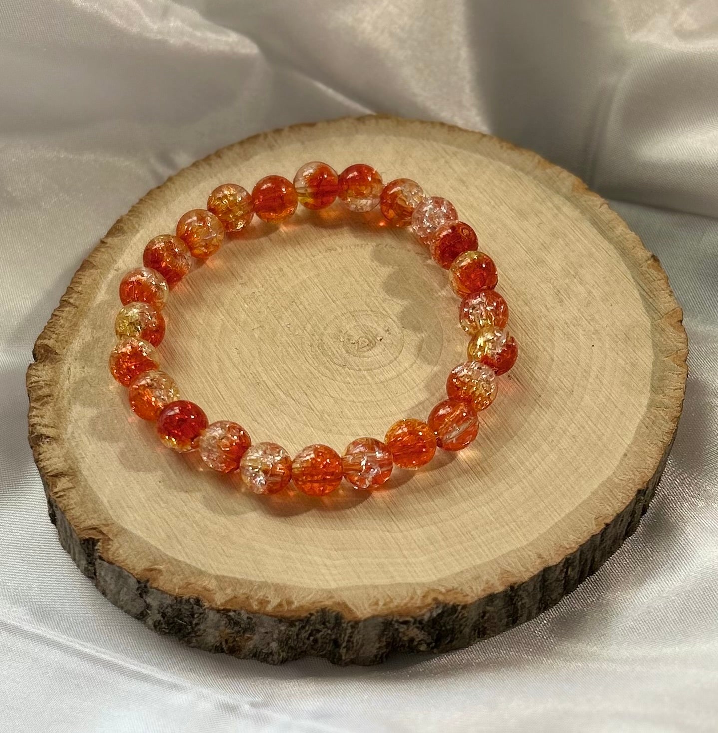 Crackled Bead Bracelet