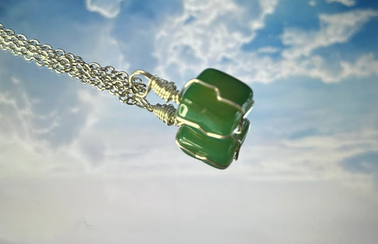 Green Aventurine Stone Necklace